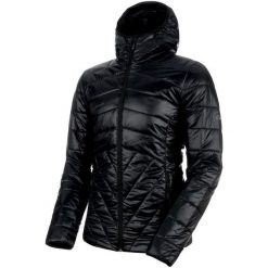 Mammut Kurtka Męska Rime In Hooded Jacket Men Black Xl. Czarne kurtki sportowe męskie marki Mammut, na zimę, xl, z syntetyku, trekkingowe. W wyprzedaży za 496,21 zł.