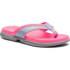 Japonki NEW BALANCE - k2017PKG Pink/Grey. Szare sandały dziewczęce z materiału. W wyprzedaży za 79,00 zł.