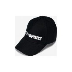 Philipp Plein Sport Visor Czapka z daszkiem Czarny. Czarne czapki męskie Philipp Plein Sport, bez wzorów, z bawełny, sportowe. Za 592,95 zł.