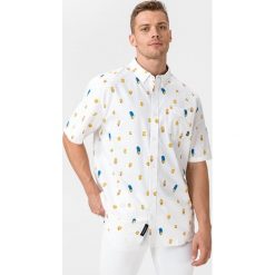 Vans The Simpsons Koszula Biały. Białe koszule męskie Vans, s, bez wzorów, z bawełny, bez kołnierzyka, z krótkim rękawem. Za 283,95 zł.