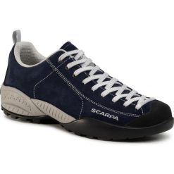 Trekkingi SCARPA - Mojito 32605-350 Dark Blue. Niebieskie trapery męskie Scarpa, ze skóry, bez zapięcia, trekkingowe. Za 499,00 zł.