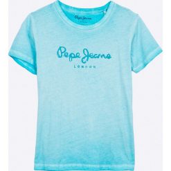 Pepe Jeans - T-shirt dziecięcy Fonso Jr 122-180 cm. Szare t-shirty chłopięce marki Pepe Jeans, z nadrukiem, z bawełny, z okrągłym kołnierzem. W wyprzedaży za 99,90 zł.