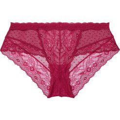 Figi panty bonprix fuksja. Różowe panty damskie bonprix, w koronkowe wzory. Za 34,99 zł.