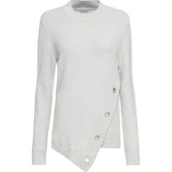Sweter bonprix jasnoszary melanż. Szare swetry damskie bonprix, bez wzorów, bez rękawów, bez kaptura. Za 44,99 zł.