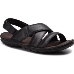 Sandały LASOCKI FOR MEN - MI07-A781-A606-01 Black. Czarne klapki męskie Lasocki For Men, bez wzorów, ze skóry. W wyprzedaży za 79,99 zł.