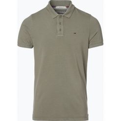 Tommy Jeans - Męska koszulka polo, zielony. Niebieskie koszulki polo marki Tommy Jeans, l, z nadrukiem, z bawełny, bez kaptura. Za 279,95 zł.