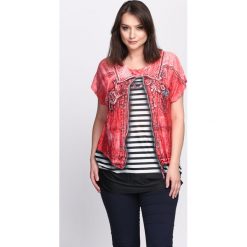 T-shirty damskie: Koralowy T-shirt Meadowsweet
