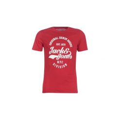 T-shirty z krótkim rękawem Jack Jones JJERAFA. Czerwone t-shirty męskie Jack & Jones, s, bez wzorów, bez kołnierzyka, krótkie. Za 59,00 zł.