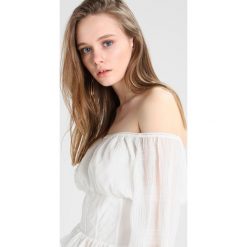 Bluzki damskie: Lost Ink CORSET DETAIL BARDOT Bluzka white