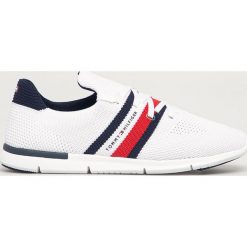 Tommy Hilfiger - Buty. Białe buty sportowe damskie TOMMY HILFIGER, bez wzorów, z materiału, sportowe. Za 399,90 zł.