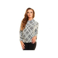 Sweter N036 grafit. Czarne swetry damskie Awama, xl, bez wzorów, z poliesteru, bez rękawów, bez kaptura. Za 99,00 zł.