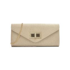 Torebki klasyczne damskie: Torebka w kolorze złotym – (S)30 x (W)14,5 x (G)4 cm