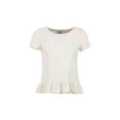 T-shirty z krótkim rękawem Vero Moda JAPANIA TOP. Białe topy damskie Vero Moda, s, bez wzorów, bez kołnierzyka. Za 74,50 zł.
