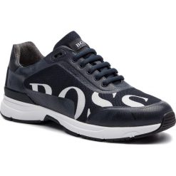 Sneakersy BOSS - Velocity 50397613 10212274 01 Dark Blue 401. Niebieskie sneakersy męskie Boss, na co dzień, bez wzorów, z zamszu, bez zapięcia. Za 849,00 zł.