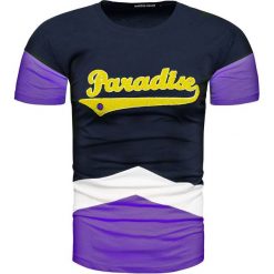 Koszulka męska t-shirt czarny MAKSIM ROGER. Czarne koszulki męskie MAKSIM ROGER, xl, z nadrukiem, z bawełny, bez kołnierzyka. Za 99,99 zł.