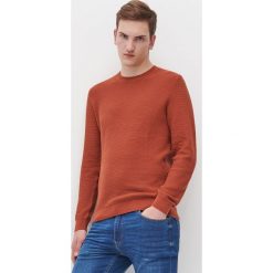 Sweter ze splotem w jodełkę -. Swetry męskie Reserved, s, bez wzorów, ze splotem, bez kołnierzyka, bez kaptura. Za 119,99 zł.