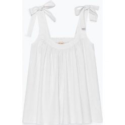Top "Limonade" w kolorze białym. Białe bluzki damskie American Vintage, s, bez wzorów, z bawełny, z dekoltem na plecach. W wyprzedaży za 128,95 zł.