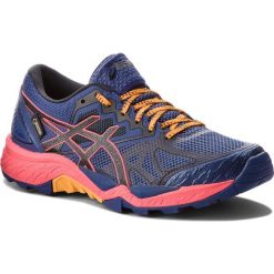 Buty ASICS - Gel-FujiTrabuco 6 G-TX GORE-TEX T7F5N Blue Print/Black 400. Niebieskie buty sportowe damskie Asics, bez wzorów, z tworzywa sztucznego, sportowe, do biegania, gore-tex. W wyprzedaży za 399,00 zł.