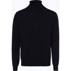 Andrew James - Sweter męski z dodatkiem kaszmiru, niebieski. Niebieskie swetry męskie Andrew James, xxl, bez wzorów, z wełny, z golfem, bez kaptura. Za 179,95 zł.