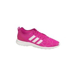 Buty do biegania adidas ZX Flux Adv Smooth W S79502. Różowe buty sportowe damskie Adidas, bez wzorów, do biegania, adidas zx. Za 299,99 zł.