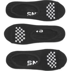 Vans 3-pack Skarpetki Czarny. Czarne skarpetki damskie Vans, w kratkę, z elastanu. Za 68,95 zł.