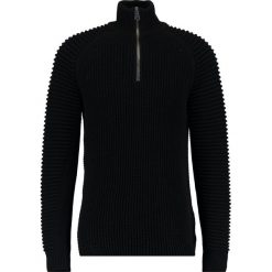 Kardigany męskie: GStar SUZAKI 1/2 ZIP KNIT L/S Sweter dark black