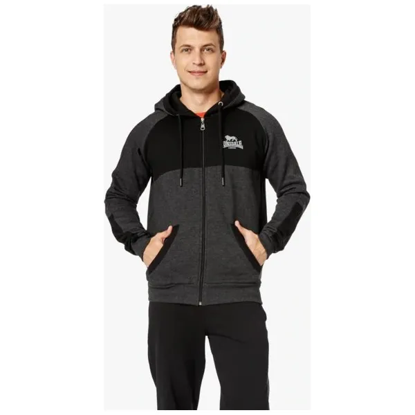 Lonsdale Bluza Adbury , szary, rozmiar XL. Szare bluzy męskie Lonsdale, xl, z nadrukiem, z bawełny, klasyczne, z kapturem, bez rękawów, bez kaptura. W wyprzedaży za 129,99 zł.