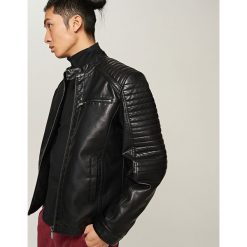 Kurtki i płaszcze męskie: Kurtka typu biker jacket – Czarny