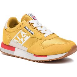 Sneakersy NAPAPIJRI - Vicky N0YJT3 Freesia Yellow YA7. Żółte półbuty damskie Napapijri, z zamszu. W wyprzedaży za 299,00 zł.