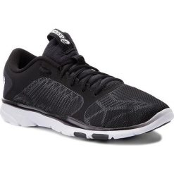 Buty ASICS - Gel-Fit Tempo 3 S752N Black/Silver/White 9093. Czarne buty sportowe damskie Asics, bez wzorów, z tworzywa sztucznego, sportowe, na fitness i siłownię. W wyprzedaży za 199,00 zł.