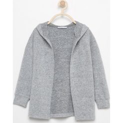 Swetry dziewczęce: Sweter z kapturem – Jasny szar