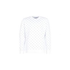 Bluzy Calvin Klein Jeans MONOGRAM AOP CREW. Białe bluzy męskie Calvin Klein Jeans, s, bez wzorów, z jeansu, bez kołnierzyka, bez rękawów, bez kaptura. Za 439,00 zł.