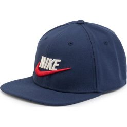 Czapka z daszkiem NIKE 891284 410. Niebieskie czapki damskie Nike, bez wzorów. Za 99,00 zł.