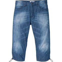 Dżinsy 3/4 z letniego denimu Regular Fit bonprix niebieski "stone”. Niebieskie jeansy męskie bonprix, na lato, m, bez wzorów. Za 99,99 zł.