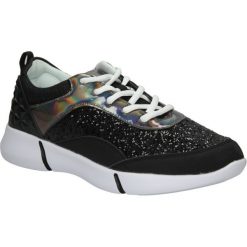 Sportowe casu l43507. Czarne buty sportowe damskie Casu, bez wzorów, ze skóry ekologicznej, sportowe. Za 119,99 zł.