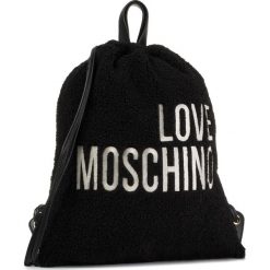 Plecak LOVE MOSCHINO - JC4306PP08KP100A Nero. Czarne plecaki damskie Love Moschino, bez wzorów, ze skóry ekologicznej, klasyczne. W wyprzedaży za 439,00 zł.