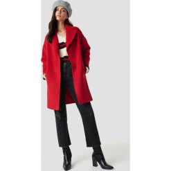 Trendyol Płaszcz Oversize Stamp - Red. Czerwone płaszcze damskie pastelowe Trendyol. Za 283,95 zł.