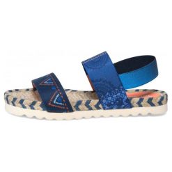 Desigual Sandały Damskie Formentera Denim B 36 Niebieski. Niebieskie rzymianki damskie Desigual, z denimu. W wyprzedaży za 189,00 zł.