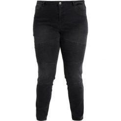 Boyfriendy damskie: Junarose JRFIVE BIKER Jeansy Slim Fit dark grey denim
