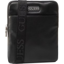 Saszetka GUESS - Dan (PU) HMDNPU P0324 BLA. Czarne torby męskie skórzane Guess, z aplikacjami, ze skóry ekologicznej, młodzieżowe. Za 349,00 zł.