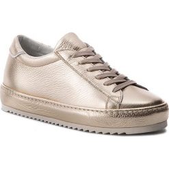 Sneakersy PHILIPPE MODEL - Noah ANLD DM02 Dollaro Gold. Żółte półbuty damskie Philippe Model, ze skóry. W wyprzedaży za 799,00 zł.