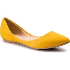 Baleriny SZYDŁOWSKI - 1353 603. Żółte baleriny damskie Szydłowski, na co dzień, bez wzorów, ze skóry, bez obcasa, bez zapięcia. Za 219,00 zł.