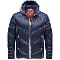 Kurtka puchowa "Calmart" w kolorze granatowym. Niebieskie płaszcze męskie Marinepool, xl, bez wzorów, z puchu, bez kaptura. W wyprzedaży za 549,95 zł.