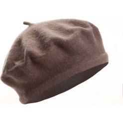Brązowy Beret Autumn Style. Pomarańczowe czapki damskie marki other. Za 24,99 zł.