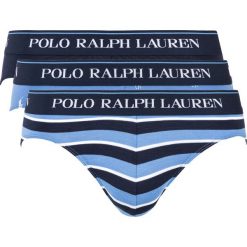Polo Ralph Lauren 3-pack Slipy Niebieski. Niebieskie slipy męskie Polo Ralph Lauren, xxl, w paski, z elastanu. Za 194,95 zł.