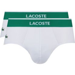 Lacoste 2-pack Slipy Biały. Białe slipy męskie Lacoste, m, z elastanu. Za 119,95 zł.
