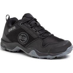 Trekkingi BIG STAR - FF174303 Black. Czarne półbuty męskie BIG STAR, na co dzień, bez wzorów, ze skóry ekologicznej, retro, bez zapięcia. W wyprzedaży za 159,00 zł.