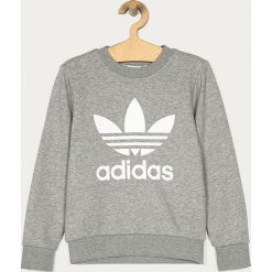 Adidas Originals - Bluza dziecięca 128-164 cm. Szare bluzy dziewczęce adidas Originals, z nadrukiem, z elastanu, bez rękawów, bez kaptura. Za 159,90 zł.