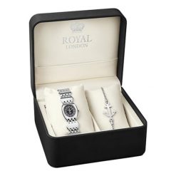Royal London Zegarki Damskie 21098-02-Set. Szare zegarki damskie Royal London. W wyprzedaży za 239,00 zł.