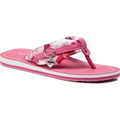 Japonki TAMARIS - 1-27109-22 Fuxia Flower 543. Różowe klapki damskie Tamaris, bez wzorów, ze skóry ekologicznej, bez obcasa. Za 99,90 zł.